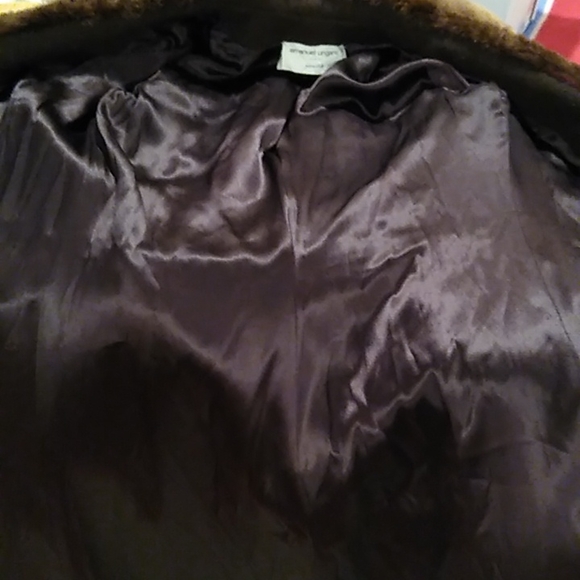 Emanuel Ungaro Paris Parallele full length wool and fur coat. M - Picture 11 of 13